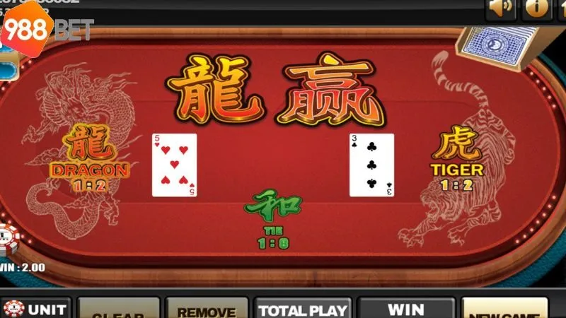 Rồng Hổ (Dragon Tiger) - Trò chơi kịch tính, nhận thưởng hấp dẫn 3 rong-ho-(dragon-tiger):-cach-dat-cuoc-trong-game-rong-ho